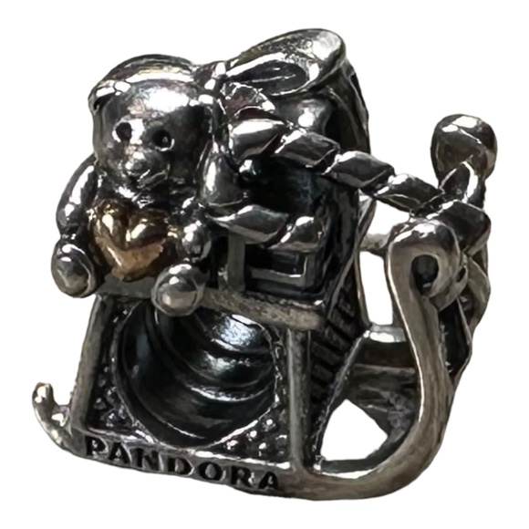 PANDORA Dashing Through the Snow Sleigh Charm 791207 - Picture 3 of 3